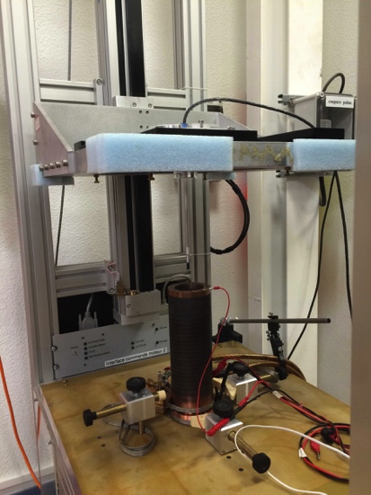 Experimental Setup for Low field Measurements on a Workbench