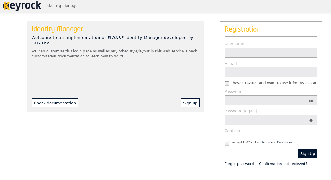 IDM component of MSOPortal