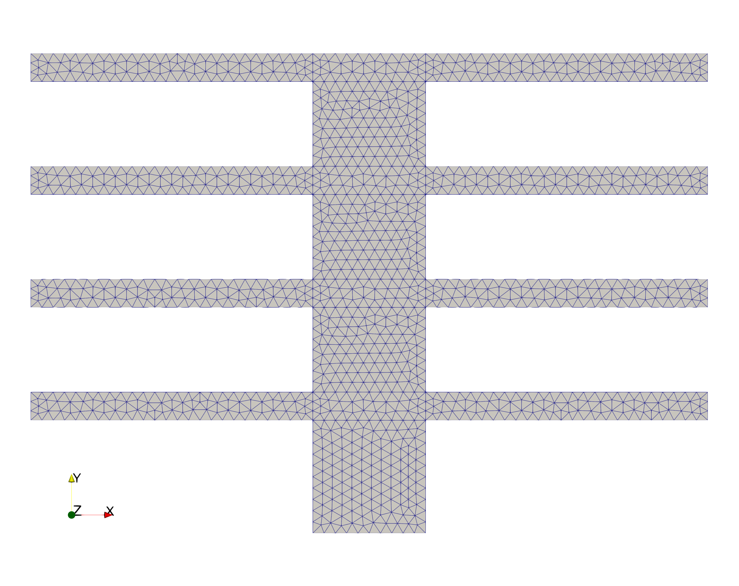 Mesh Fin Thermal fin :: Feel++ Template Project