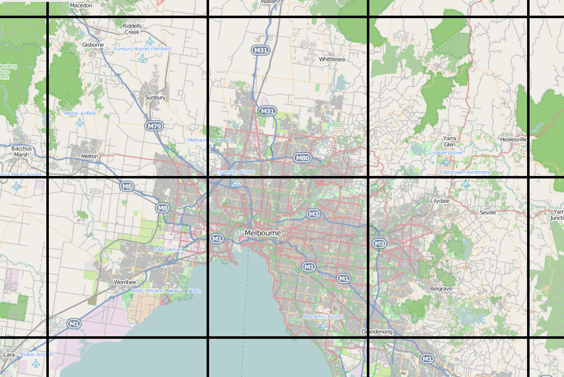 tiled web map